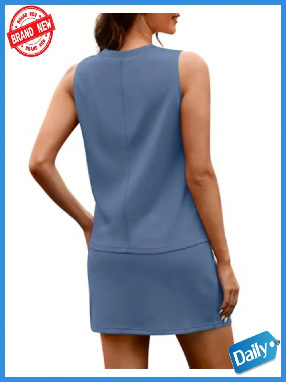 Women's 2-Piece Tennis Skirt Set Active Lounge Outfit